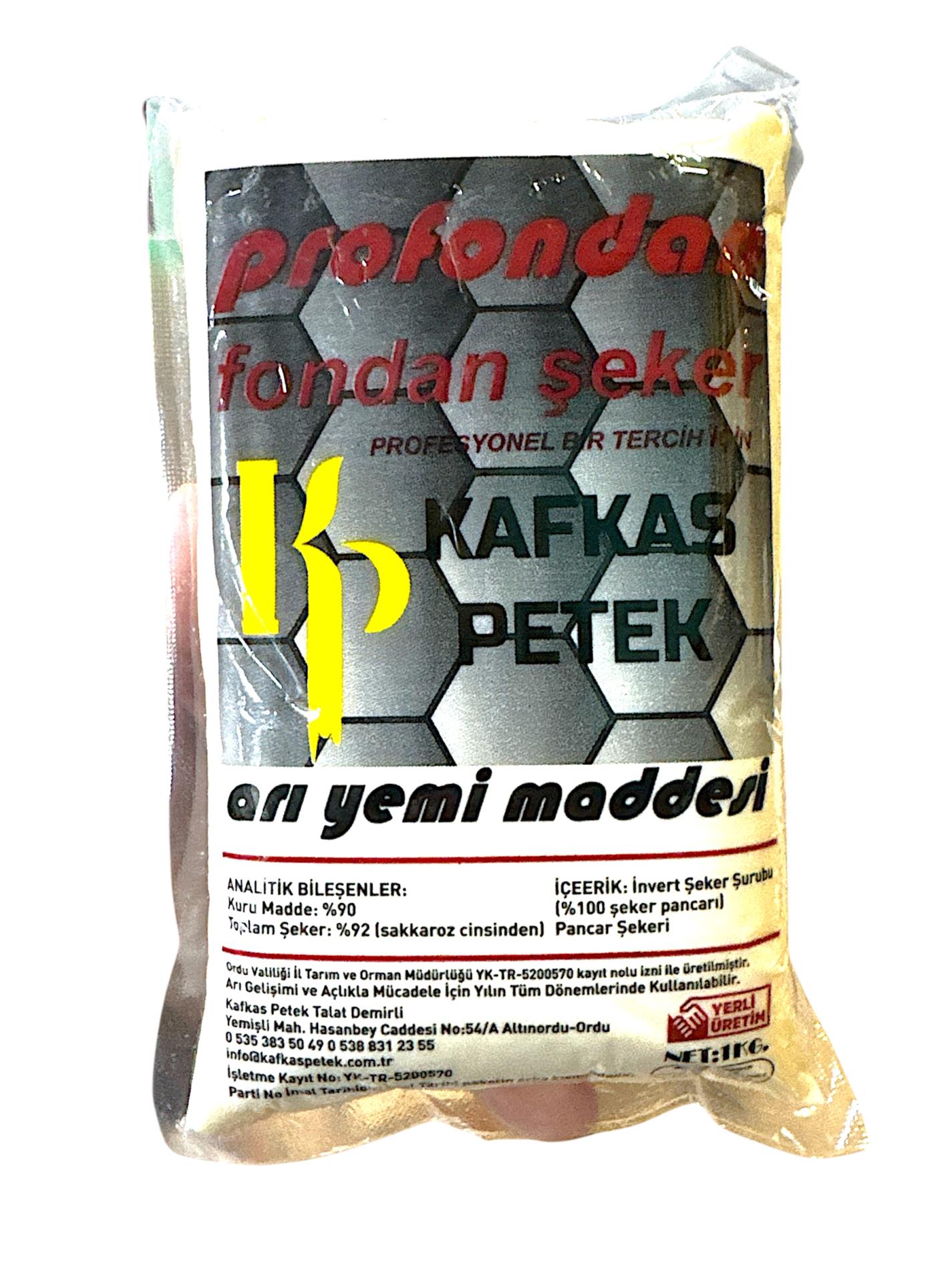 Kafkas Petek Fondan Şeker Kek