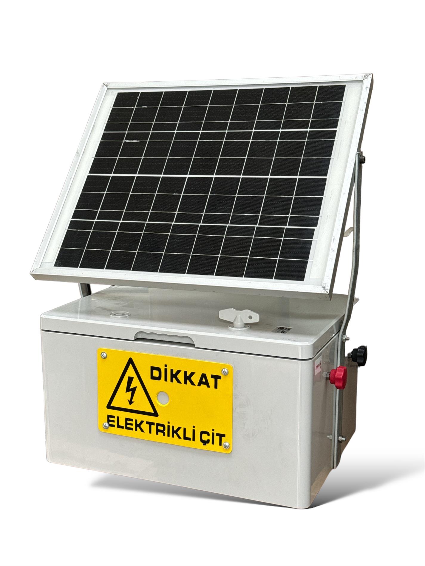 Güneş Panelli Elektro Şok - Çit Sistemi Cihazı
