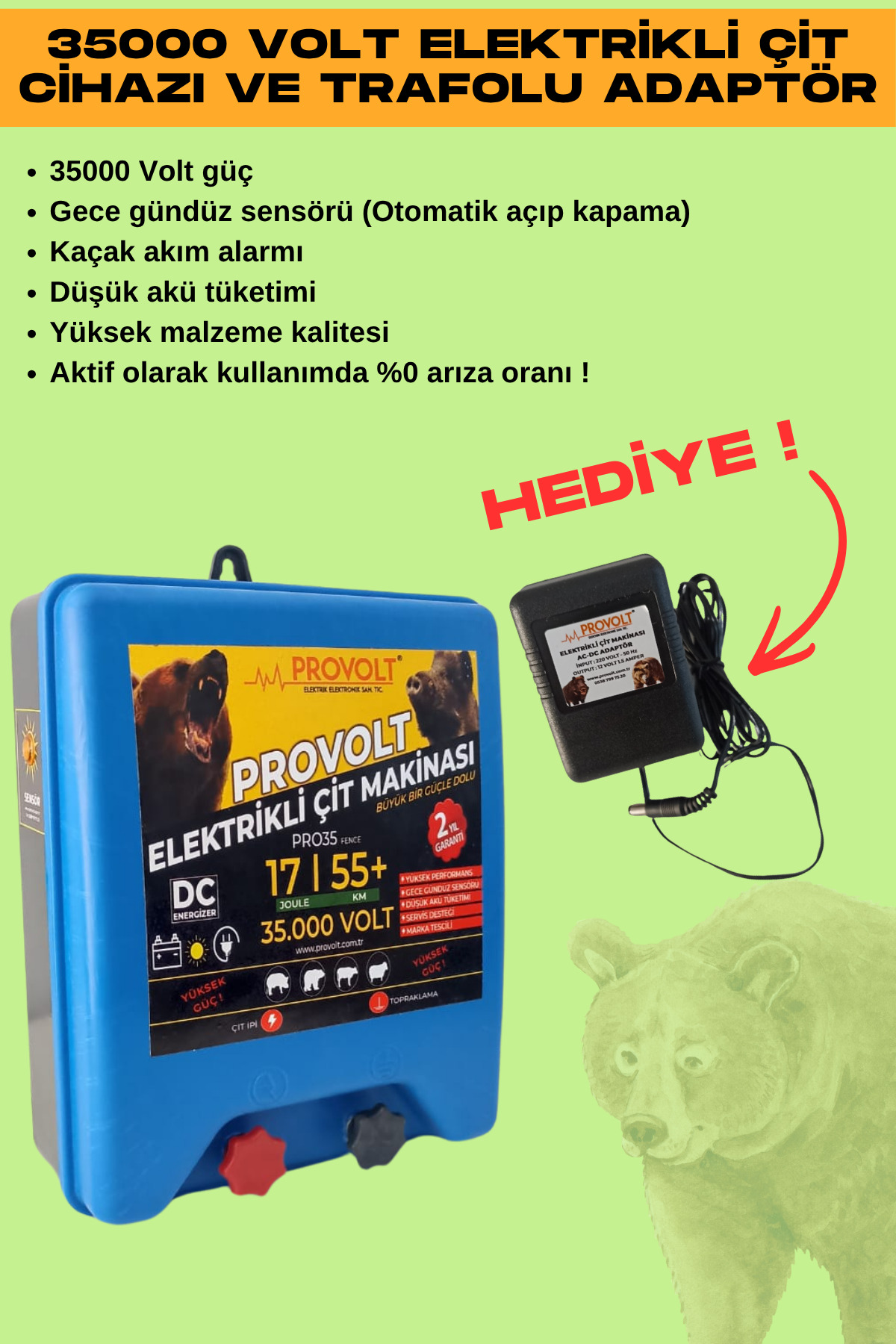 TRAFOLU ÇİT CİHAZI