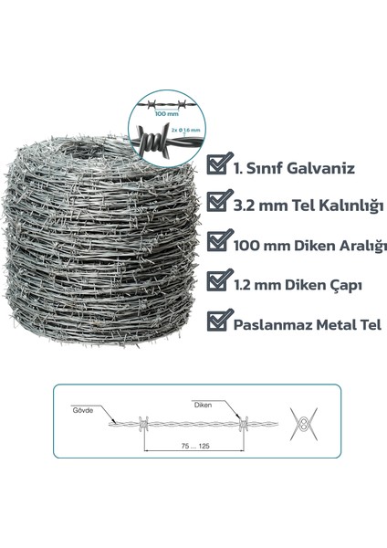 250 MT ÇİT İP TEL